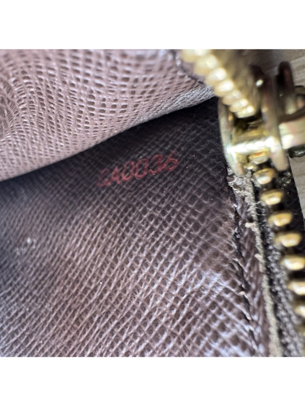 Louis Vuitton Sarah Wallet Damier Ebene Canvas Brown Long Envelope Flap - Picture 12 of 16